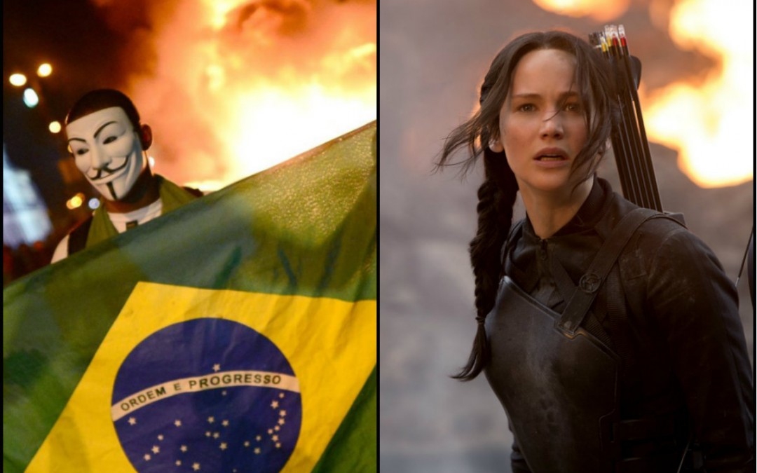 Faça o teste: É “Jogos Vorazes” ou “Protestos no Brasil”?