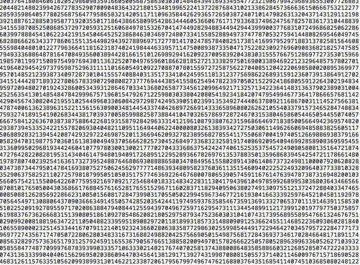 Professor descobre novo maior número primo, com 22 milhões de dígitos