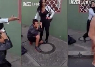 Mulher reage a roubo e faz ladrão fugir pelado