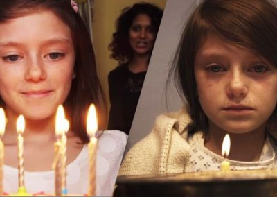 Vídeo emociona com 1s por dia de criança refugiada