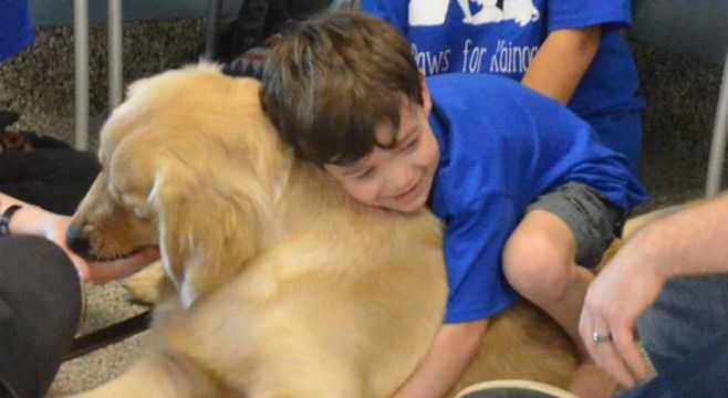Garoto autista não podia ser tocado, até conhecer seu cão terapeuta