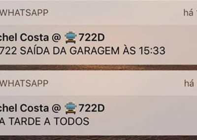 Motorista cria grupo no WhatsApp para avisar horários de saída de ônibus