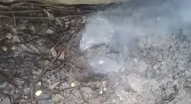 “Mini-vulcão” de água quente e vapor assusta cearenses