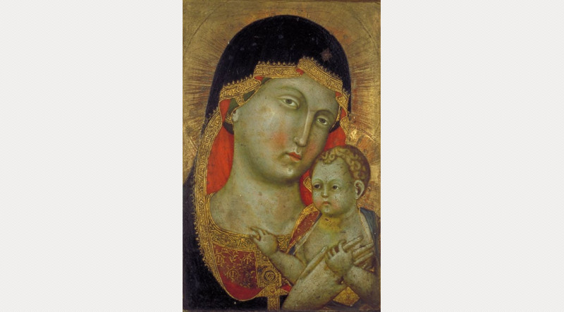 Restauradores encontram pintura escondida atrás de Virgem Maria e Jesus