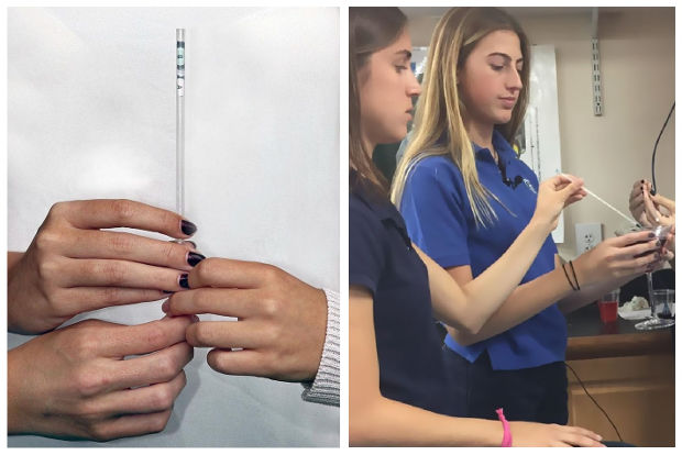 Estudantes inventam canudo que detecta drogas usadas em estupros