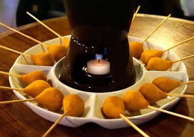 Fondue de coxinha é a nova onda para o inverno