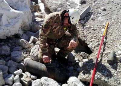 Bomba da 1ª Guerra é encontrada após degelo na Itália