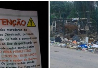 Em Fortaleza, facções criminosas proíbem lixo nas ruas