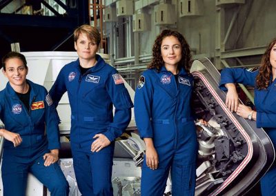 Equipe formada só com astronautas mulheres pode ser ideal para missões
