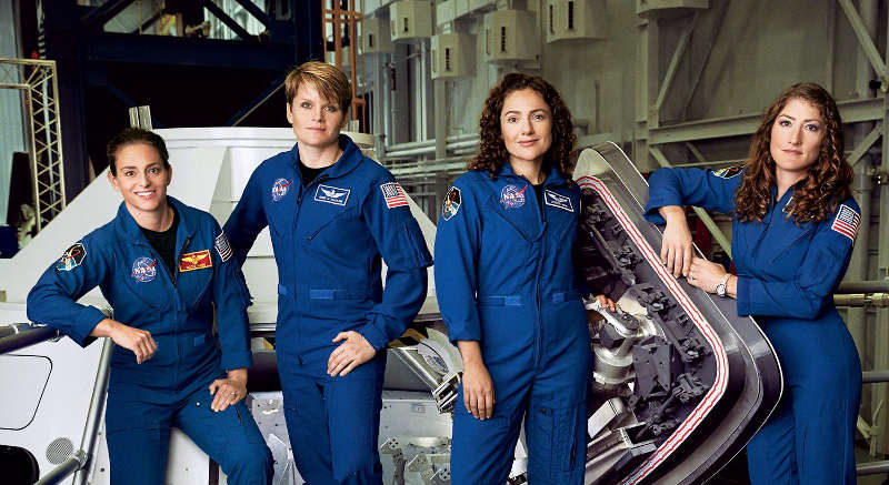 Equipe formada só com astronautas mulheres pode ser ideal para missões