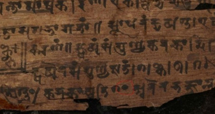 Manuscrito do século 3 muda origem do número zero