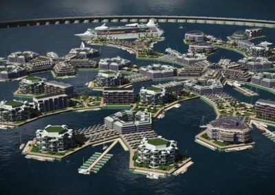 Primeira cidade flutuante deve ser concluída no Pacífico em 3 anos