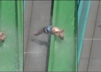 Família processa parque aquático após criança ser jogada de toboágua