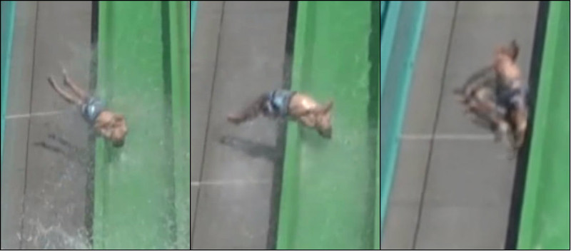 Família processa parque aquático após criança ser jogada de toboágua