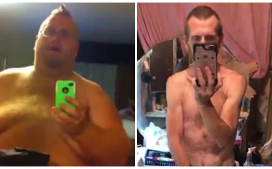 Após quase morrer, pai obeso muda de vida ao perder 158kg