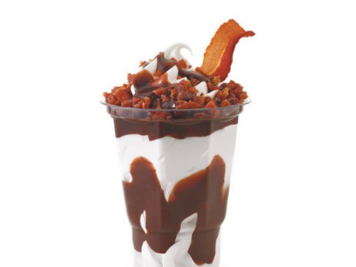 Rede de fast-food lança sundae com bacon