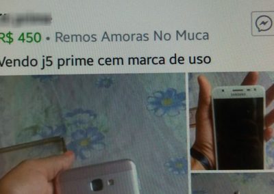 Mulher é roubada e horas depois localiza celular dela à venda no Facebook