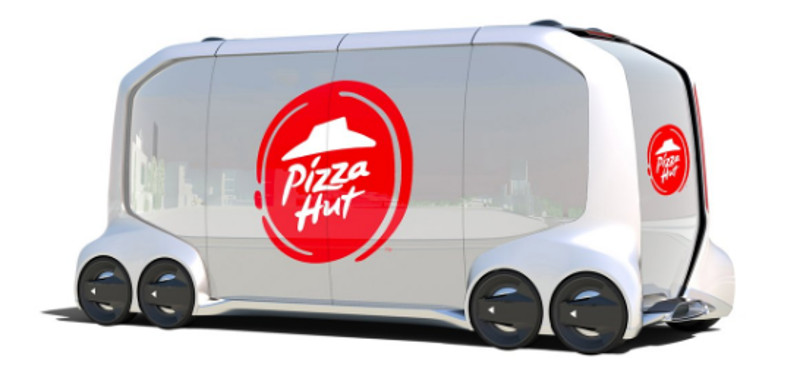 Lançado carro sem motorista que faz e entrega pizzas