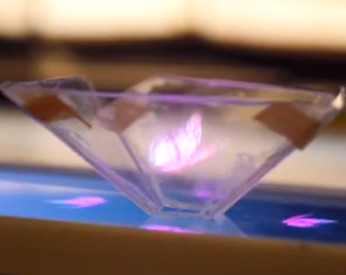 Vídeo ensina você a fazer o seu próprio holograma