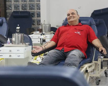 No Dia Nacional do Doador de Sangue, conheça o homenageado 2015 do Recife com mais de 100 doações