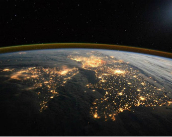 Astronauta faz registro impressionante da noite em Londres