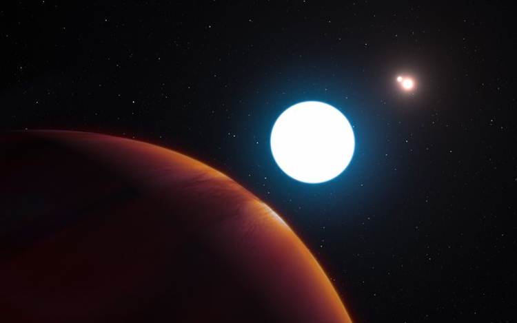 Planeta iluminado por três estrelas intriga a ciência