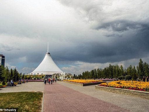 Fotografia tirada no Cazaquistão mostra “olho” no céu