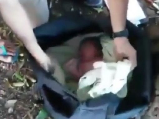 Bebê é encontrado dentro de mala em município de Goiás